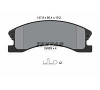 Brake Pads Set Front Textar 2408301 05093183AA 05093260AA 5093183AA 5093183AB