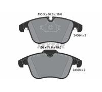 Textar Front Disc Brake Pad Set 2408401 - Genuine OE, Set of 4 - Fits Jaguar, Daimler