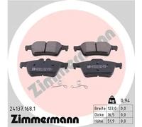 Brake pads 24137.168.1 ZIMMERMANN for FORD JAGUAR CITROËN MAZDA VOLVO RENAULT