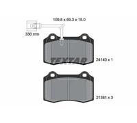 Textar Brake Pad Set 2414301 Disc Brake for SEAT Leon