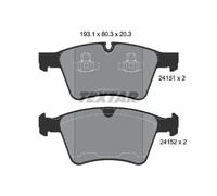 Textar Front Brake Pads fits Mercedes-Benz GL-Class R-Class M-Class 2415101