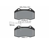 Brake pads 2416202 TEXTAR for ALFA ROMEO ABARTH