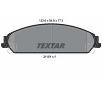 Brake pads 2416401 TEXTAR for CHRYSLER DODGE LANCIA