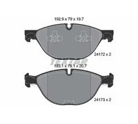 Brake pads 2417201 TEXTAR for BMW X5 X6