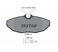 Brake pads 2419001 TEXTAR for JAGUAR S-TYPE II