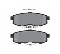Textar 2421501 Rear Disc Brake Pad Set Fits Mazda