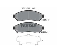 For Nissan Genuine OE Textar Brake Pads Full Set Of 4 Front 2422701