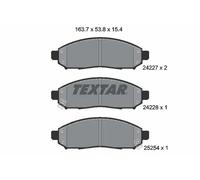 Textar Brake Pads 2422704 Genuine OE Front Full Set of 4 for Nissan