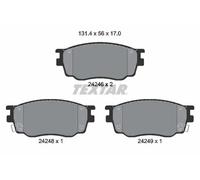 Textar 2424601 Front Axle Disc Brake Pad Set Fits Mazda
