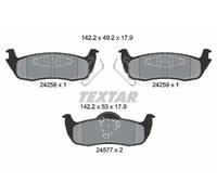 Brake pads 2425801 TEXTAR for JEEP GRAND CHEROKEE III COMMANDER