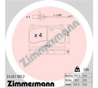 BRAKE PAD SET DISC BRAKE 24261.180.2 FOR LAMBORGHINI AUDI L510R/L 510 5.0L 10cyl