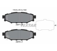 REAR BRAKE PADS SET for SCION SUBARU TOYOTA