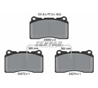 Textar 2427301 Brake Pad Set