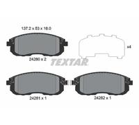 Brake Pads Full Set Of 4 Front 2428001 Textar Fiat For Nissan Suzuki