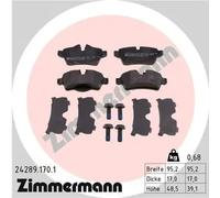 BRAKE PAD SET DISC BRAKE 24289.170.1 FOR MINI CLUBMAN N12 B14 A 1.4L 4cyl