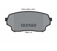 TEXTAR 2430101 Brake pad set