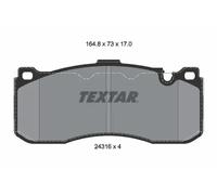 Brake Pads Full Set Of 4 Front 2431601 Textar BMW Mini