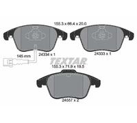 TEXTAR 2433401 Brake pad set