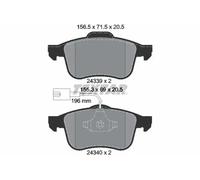 Brake pads 2433901 TEXTAR for ALFA ROMEO BRERA SPIDER 159 159 Sportwagon