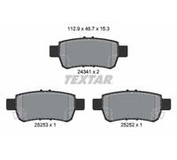 Textar Brake Pad Set 2434101 – Disc Brake for Honda Odyssey Crossroad K24A R18A2