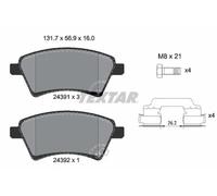 For Fiat Suzuki Genuine OE Textar Brake Pads Full Set Of 4 Front 2439101