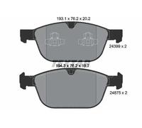 DISC BRAKE PADS SET FOR VOLVO VOLVO ASIA XC60 B 4204 T7 D 5244 T11 TEXTAR