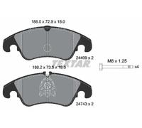 Brake pads 2440901 TEXTAR for FORD FOCUS II
