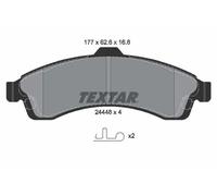 Fits TEXTAR 2444801 BRAKE PAD SET, DISC BRAKE UK Stock