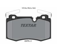 Textar 2447801 Front Disc Brake Pad Set Fits Mini