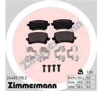 ZIMMERMANN 24483.170.2 Brake pad set