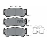 TEXTAR 2448801 Brake Pads Set Rear for H-1 T60