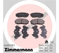 ZIMMERMANN 24501.170.1 Brake pad set