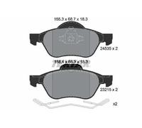 Genuine OE Textar Brake Pads Full Set Of 4 Front With Accessories 2453501