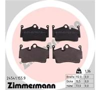 ZIMMERMANN 24541.155.9 Brake pad set