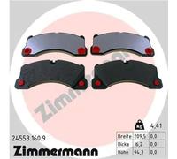 Brake pads 24553.160.9 ZIMMERMANN for PORSCHE VW AUDI