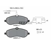 Brake pads 2459501 TEXTAR for FIAT PEUGEOT CITROËN TOYOTA