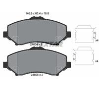 Textar Brake Pads 2460401 for Dodge, Jeep, Fiat, VW, Chrysler