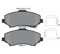Brake pads 2460402 TEXTAR for DODGE JEEP FIAT VW