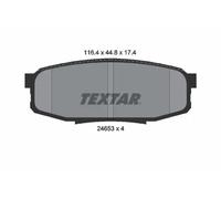 Brake pads 2465301 TEXTAR for TOYOTA HYUNDAI