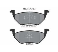 Textar Rear Disc Brake Pad Set 2467001 - Fits Ford & Mazda - 1 Year Warranty