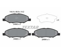 Brake pads 2468201 TEXTAR for NISSAN NOTE MICRA III TIIDA Hatchback TIIDA Saloon