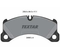 Textar Front Brake Pads 2468501 - Genuine OE Full Set of 4 for Porsche