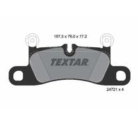 Brake pads 2472101 TEXTAR for PORSCHE VW