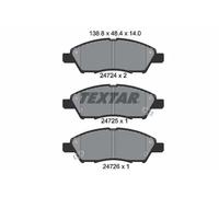Textar Brake Pad Set 2472401 – Front Axle Disc Brake – for Nissan Micra/Tiida
