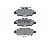 Textar Brake Pad Set 2472401 – Front Axle Disc Brake – for Nissan Micra/Tiida