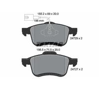 Textar Brake Pad Set 2472901 - Front Disc Brake for FIAT Doblo Opel Vauxhall