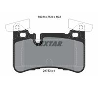 Brake pads 2473301 TEXTAR for MERCEDES-BENZ CLS C-CLASS Coupe E-CLASS T-Model