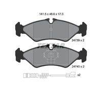 TEXTAR 2473901 Brake pad set