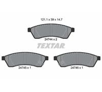 Brake pads 2474401 TEXTAR for CHEVROLET EPICA