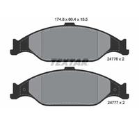 Brake pads 2477601 TEXTAR